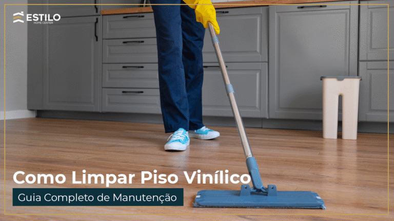 como limpar piso vinílico
